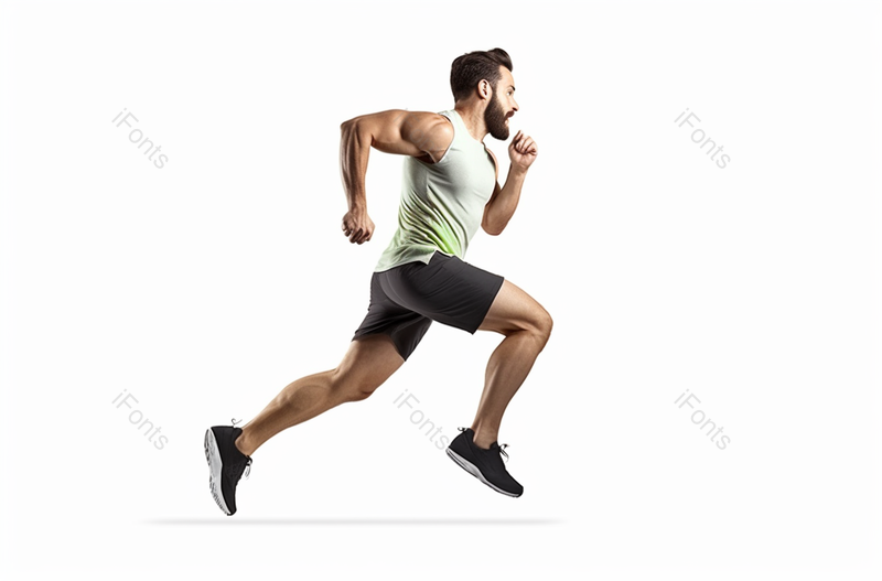 一个穿着运动服的年轻健美男子摄影图,高清,摄影图,摄影图片,图片大全,摄影图免费下载